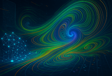 Symbolic image of a turbulent flow